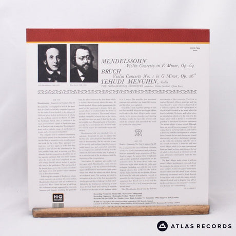 Felix Mendelssohn-Bartholdy - Concerto In E Minor, Op. 64 - 180G LP Vinyl Record
