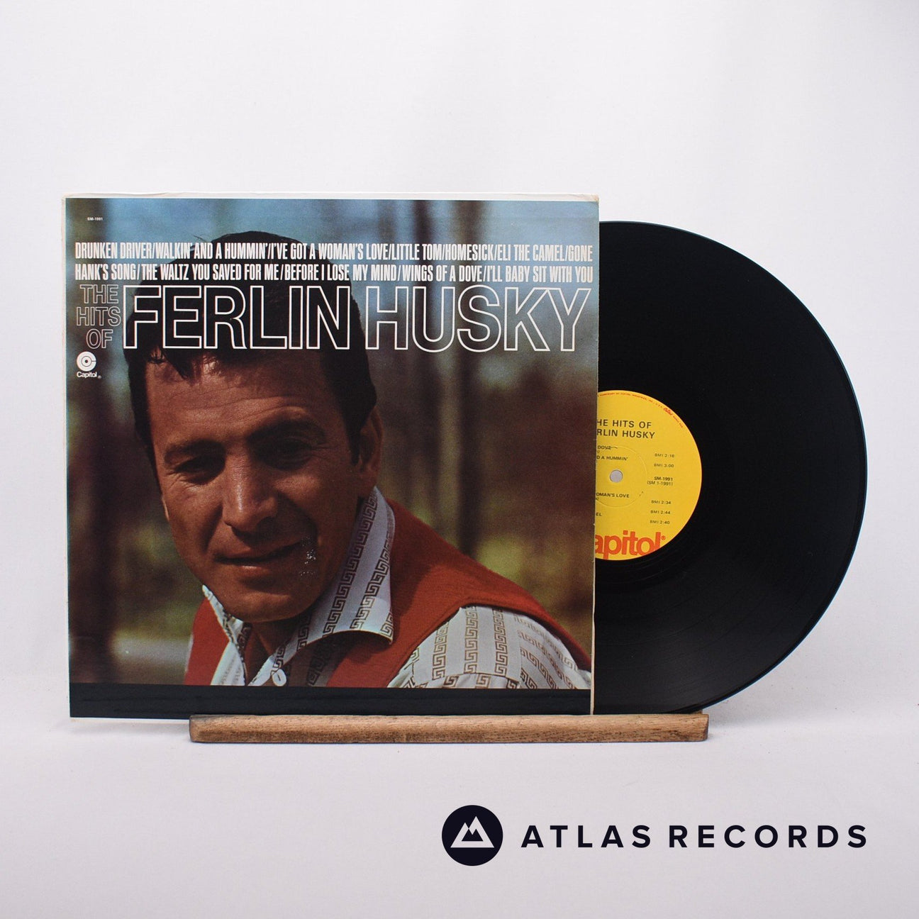 Ferlin Husky The Hits Of Ferlin Husky LP Vinyl Record - Front Cover & Record