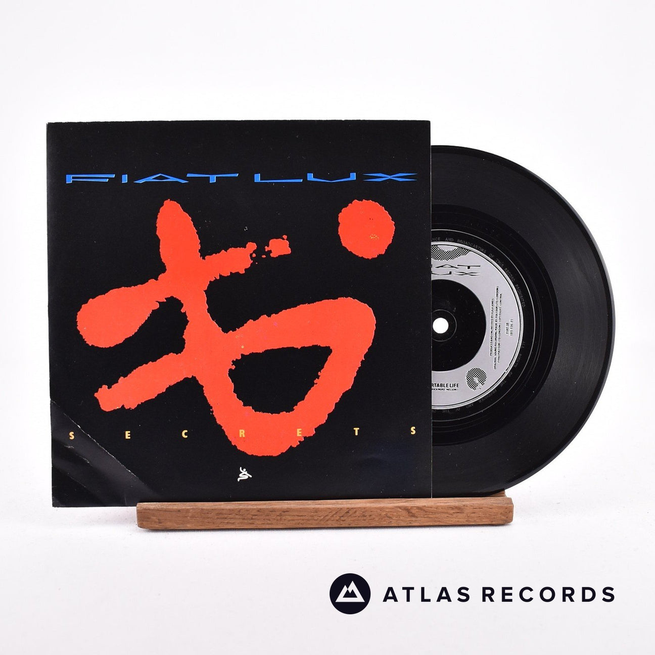 Fiat Lux Secrets 7" Vinyl Record - Front Cover & Record