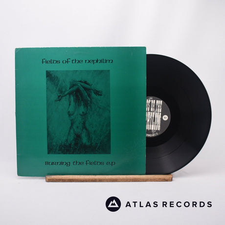 Fields Of The Nephilim Burning The Fields EP 12" Vinyl Record - Front Cover & Record