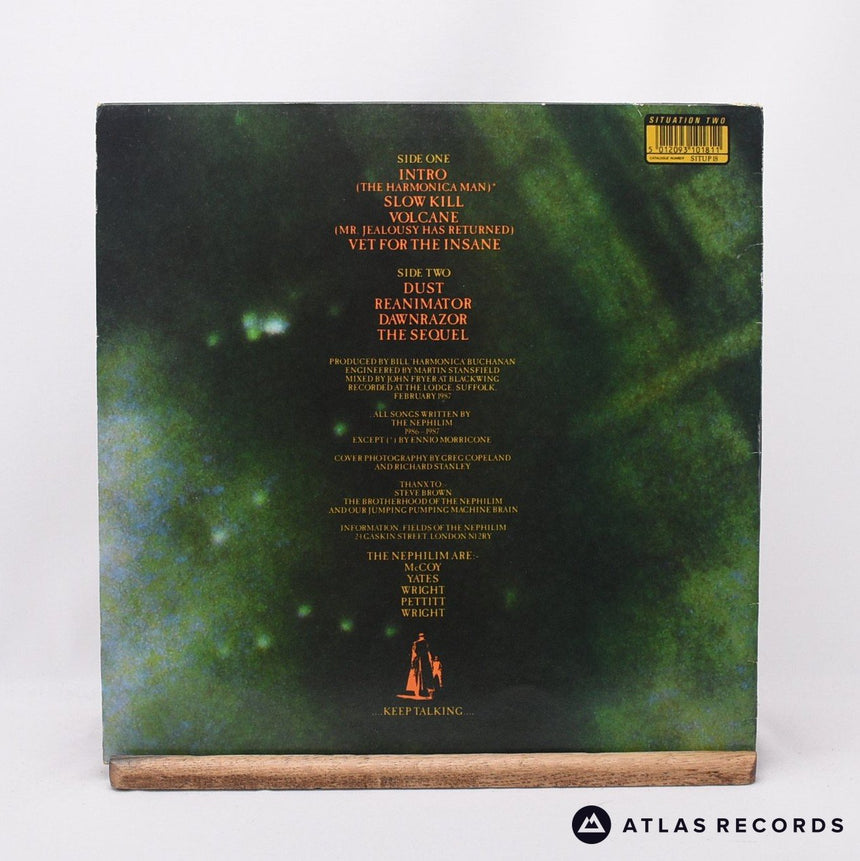 Fields Of The Nephilim - Dawnrazor - Damont A-1 B2 LP Vinyl Record - VG+/EX