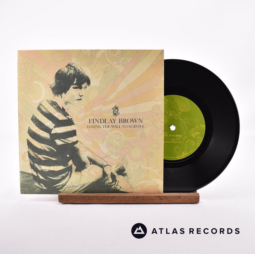 Findlay Brown Losing The Will To Survive 7" Vinyl Record - Front Cover & Record