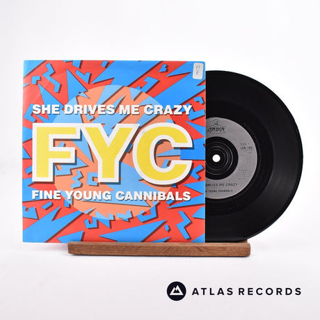 Fine Young Cannibals She Drives Me Crazy 7" Vinyl Record - Front Cover & Record