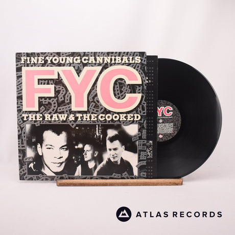 Fine Young Cannibals The Raw & The Cooked LP Vinyl Record - Front Cover & Record