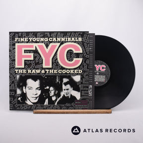 Fine Young Cannibals The Raw & The Cooked LP Vinyl Record - Front Cover & Record