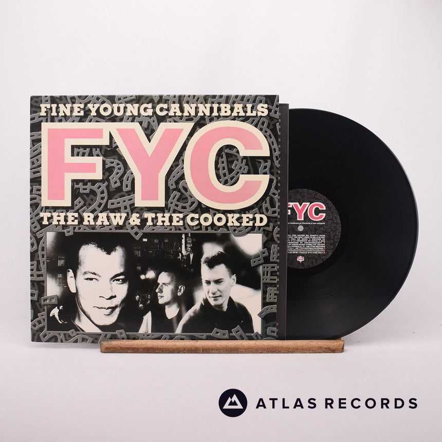 Fine Young Cannibals The Raw & The Cooked LP Vinyl Record - Front Cover & Record