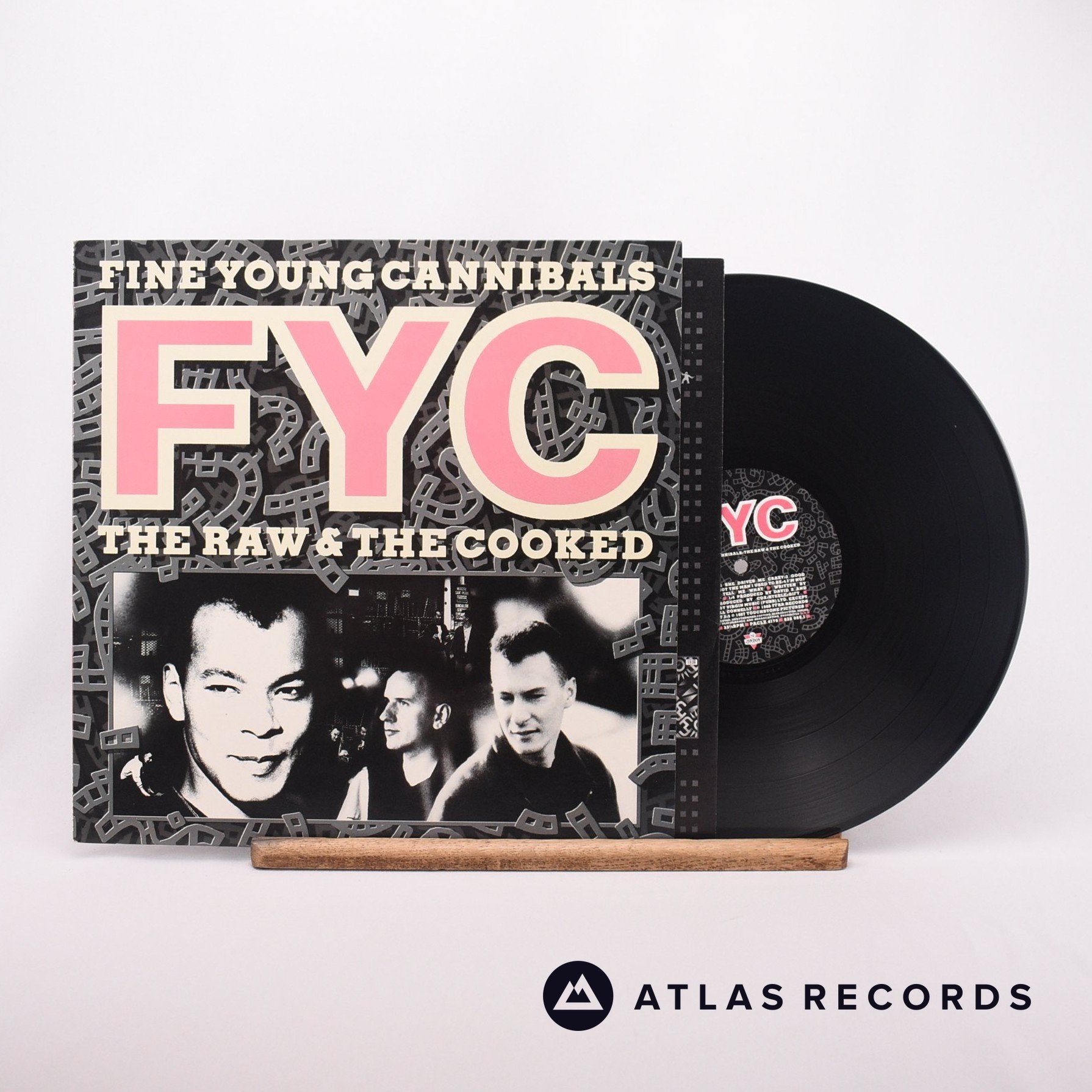 Fine Young Cannibals The Raw & The Cooked LP Vinyl EX/EX – Atlas