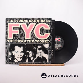 Fine Young Cannibals The Raw & The Cooked LP Vinyl Record - Front Cover & Record