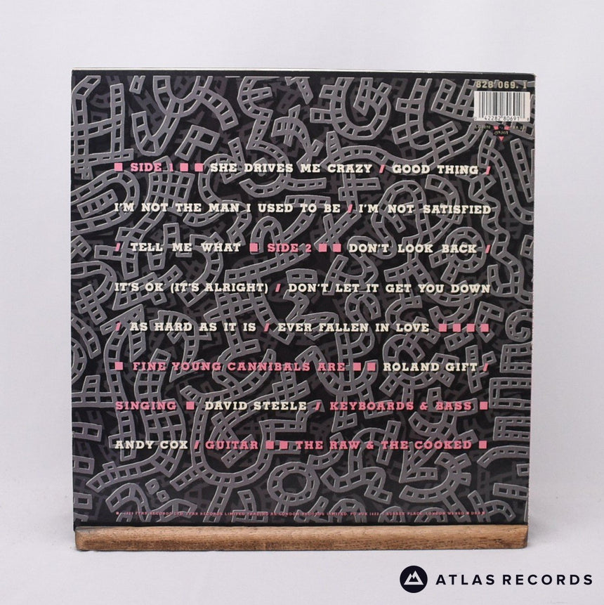 Fine Young Cannibals - The Raw & The Cooked - LP Vinyl Record - EX/EX