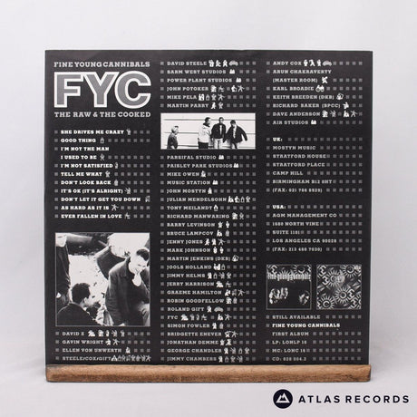 Fine Young Cannibals - The Raw & The Cooked - LP Vinyl Record - EX/EX