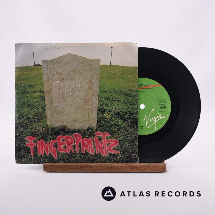 Fingerprintz Tough Luck 7" Vinyl Record - Front Cover & Record