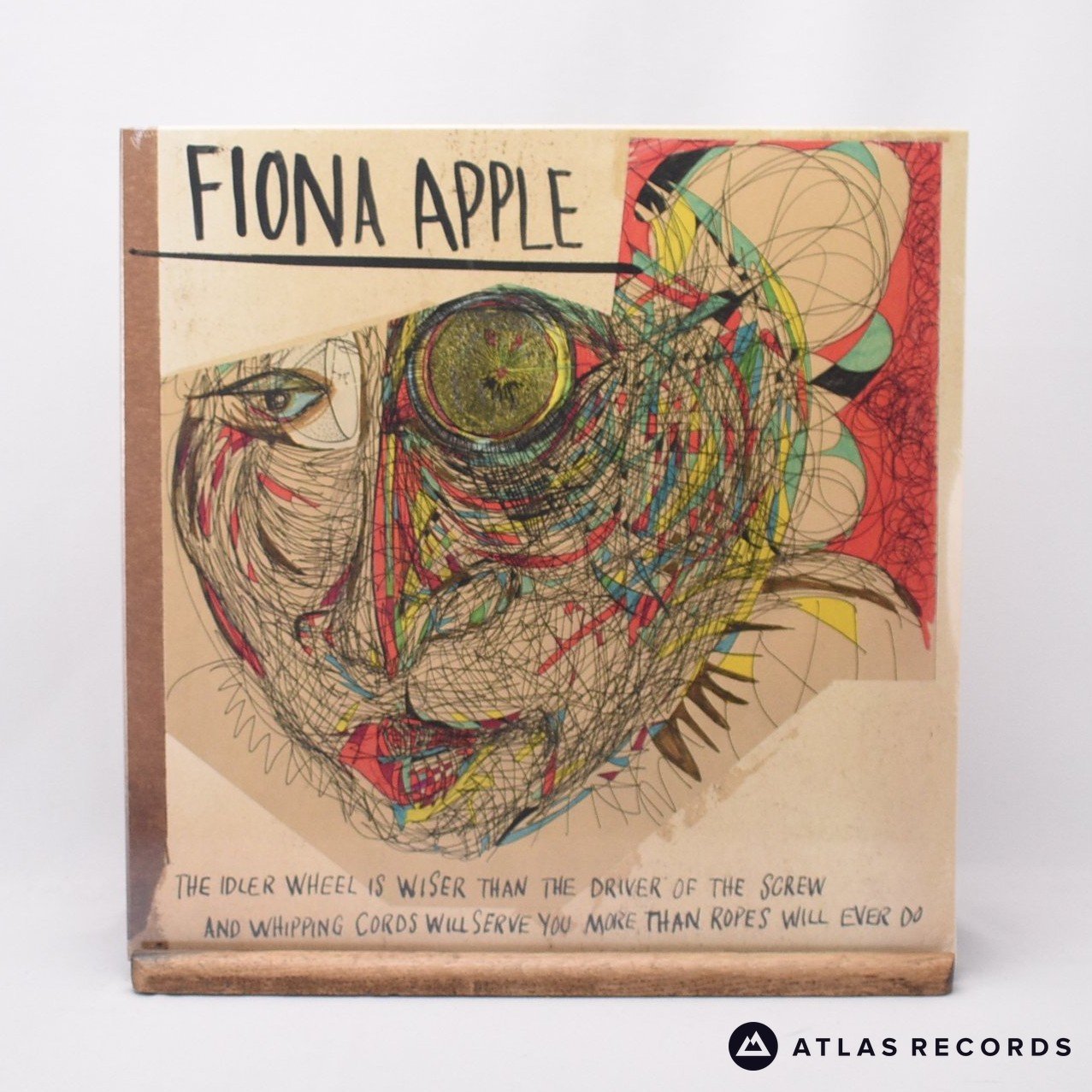 Fiona Apple The Idler Wheel Is Wiser Than The Driver Of The Screw And Whipping Cords Will Serve You More Than Ropes Will Ever Do LP Vinyl Record - Front Cover & Record