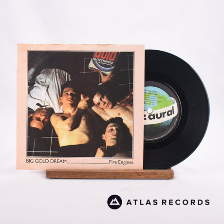 Fire Engines Big Gold Dream 7" Vinyl Record - Front Cover & Record