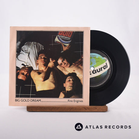 Fire Engines Big Gold Dream 7" Vinyl Record - Front Cover & Record