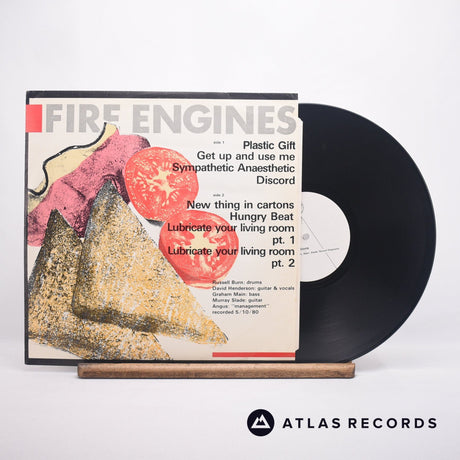 Fire Engines Lubricate Your Living Room LP Vinyl Record - Front Cover & Record