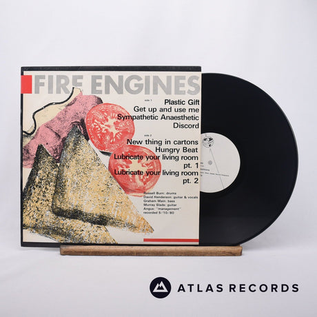 Fire Engines Lubricate Your Living Room LP Vinyl Record - Front Cover & Record