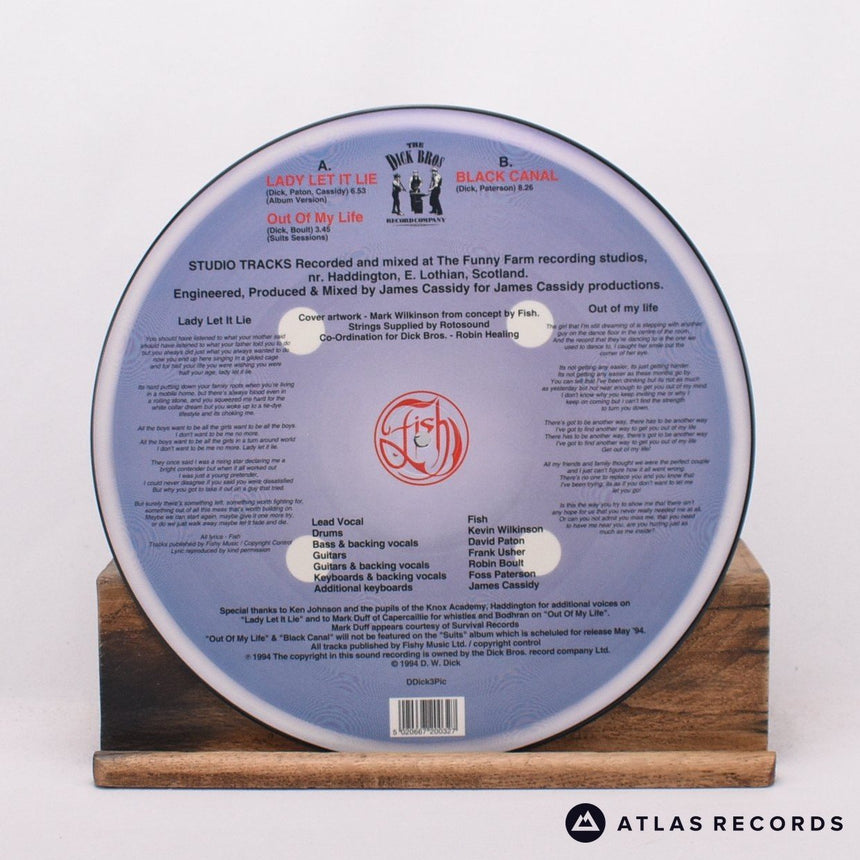 Fish - Lady Let It Lie - 12" Vinyl Record - EX