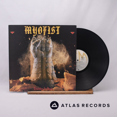 Fist Thunder In Rock LP Vinyl Record - Front Cover & Record