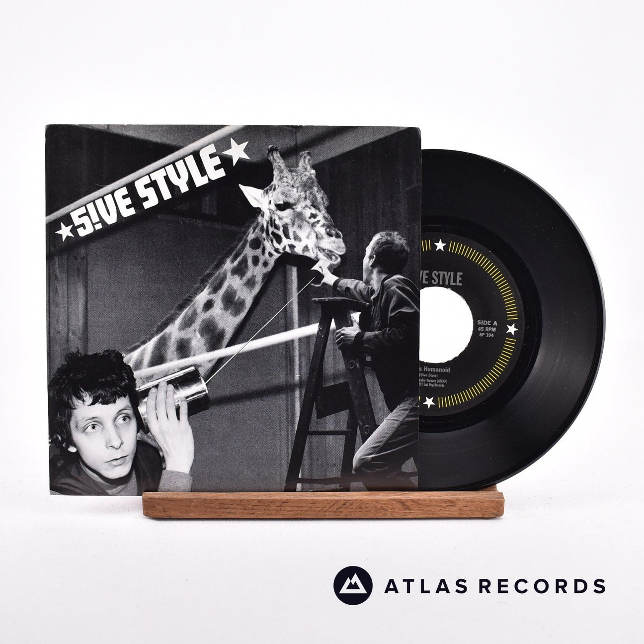 Five Style She's Humanoid 7" Vinyl Record - Front Cover & Record