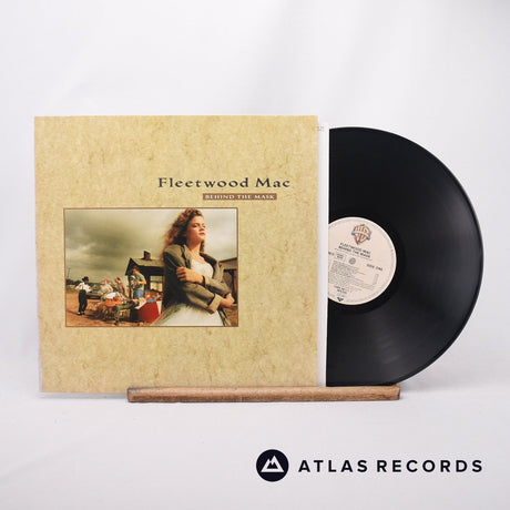 Fleetwood Mac Behind The Mask LP Vinyl Record - Front Cover & Record