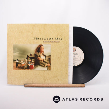 Fleetwood Mac Behind The Mask LP Vinyl Record - Front Cover & Record