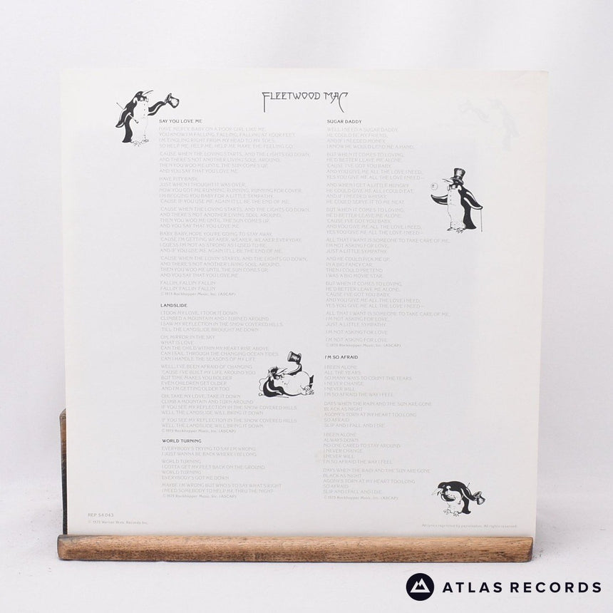 Fleetwood Mac - Fleetwood Mac - Lyric Sheet A4 B2 LP Vinyl Record - VG+/EX