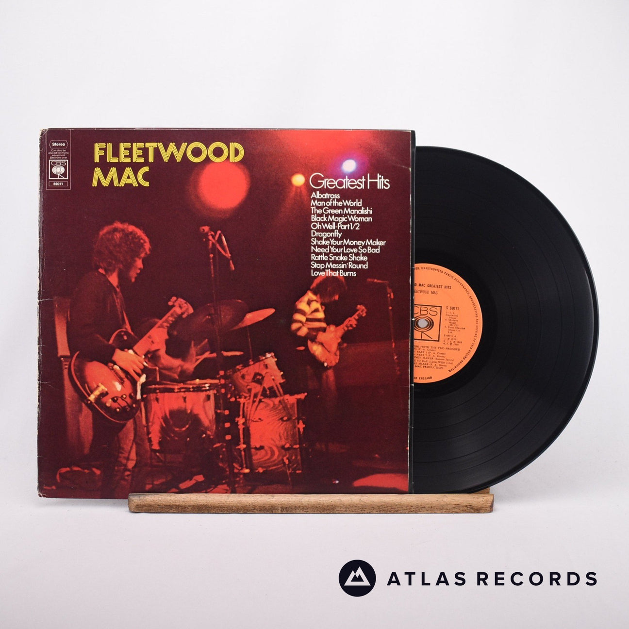 Fleetwood Mac Fleetwood Mac Greatest Hits LP Vinyl Record - Front Cover & Record