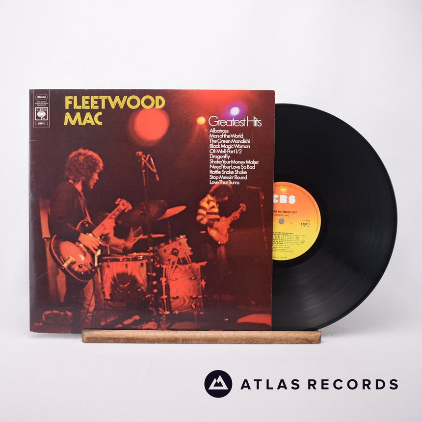 Fleetwood Mac Greatest Hits LP Vinyl Record - Front Cover & Record