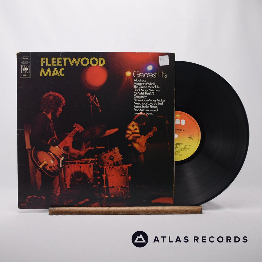 Fleetwood Mac Greatest Hits LP Vinyl Record - Front Cover & Record