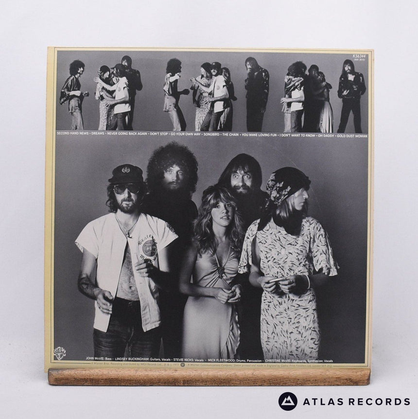 Fleetwood Mac - Rumours - Lyric Sheet A-2 B-2 LP Vinyl Record - EX/VG+