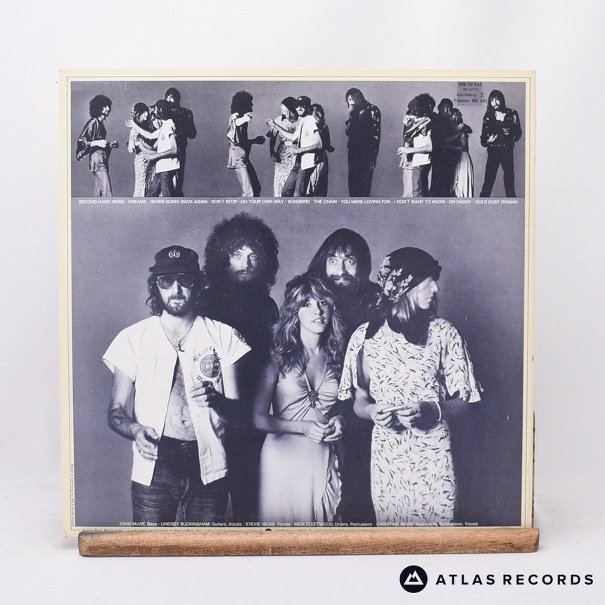 Fleetwood Mac - Rumours - Strawberry Textured Sleeve LP Vinyl Record - EX/EX