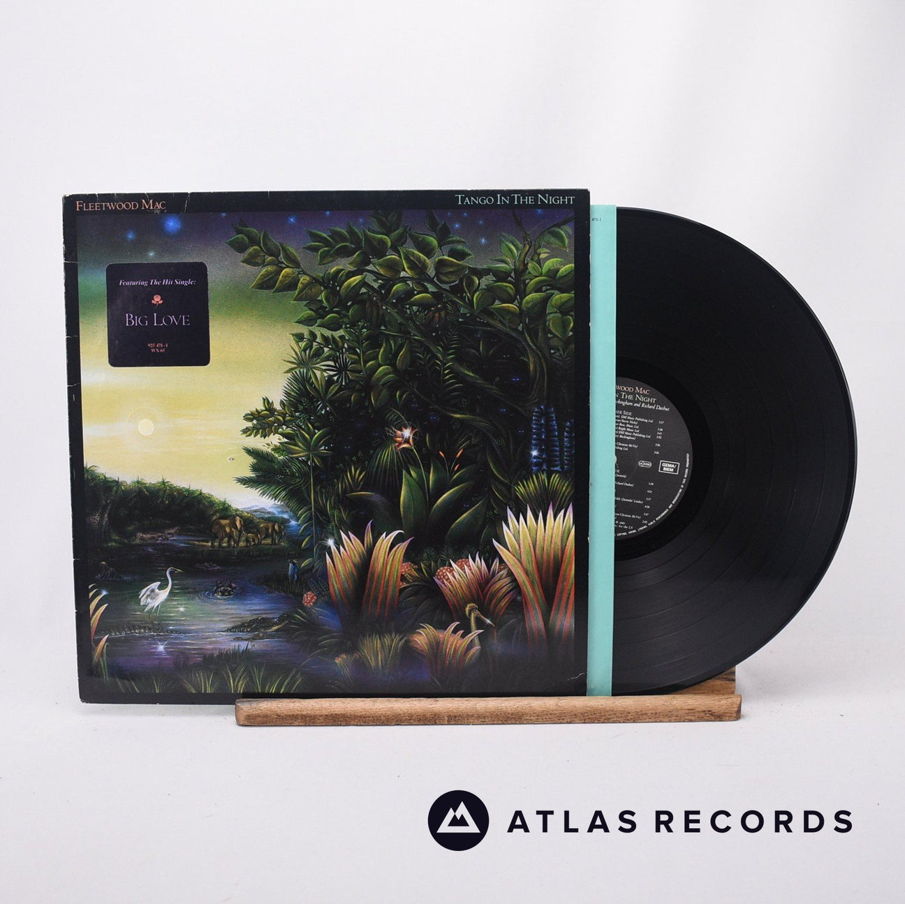Fleetwood Mac Tango In The Night LP Vinyl Record - Front Cover & Record