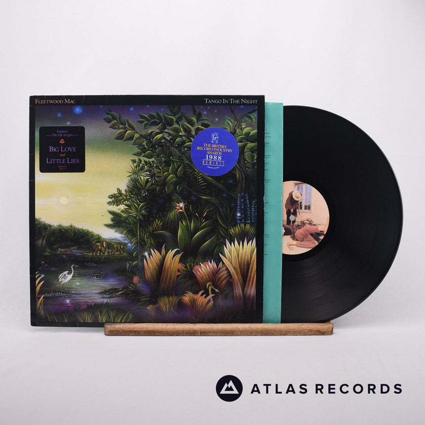 Fleetwood Mac Tango In The Night LP Vinyl Record - Front Cover & Record