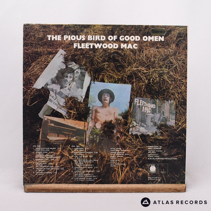 Fleetwood Mac - The Pious Bird Of Good Omen - A1 B1 LP Vinyl Record - VG+/VG+