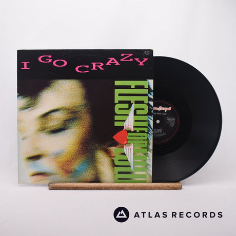 Flesh For Lulu I Go Crazy 12" Vinyl Record - Front Cover & Record