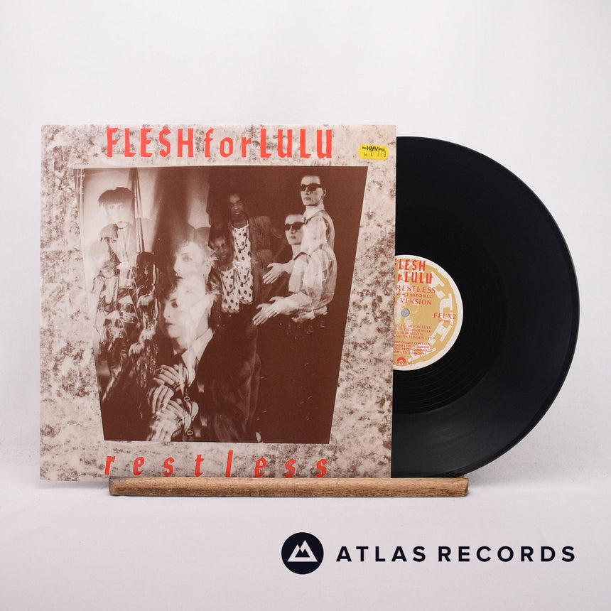 Flesh For Lulu Restless 12" Vinyl Record - Front Cover & Record