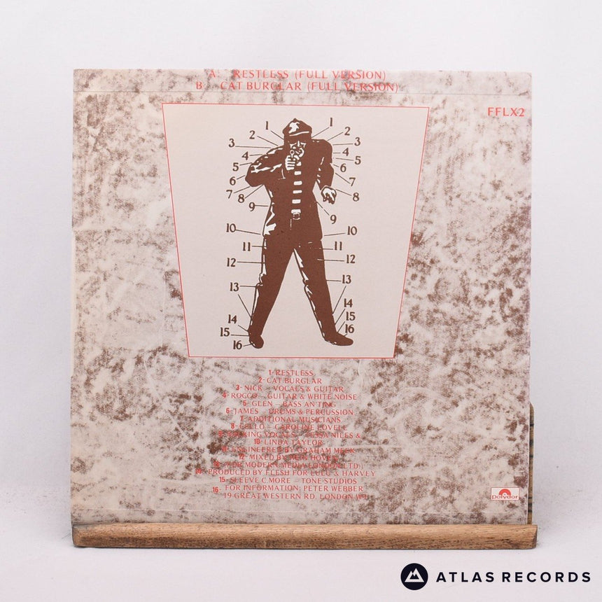 Flesh For Lulu - Restless - 12" Vinyl Record - EX/EX