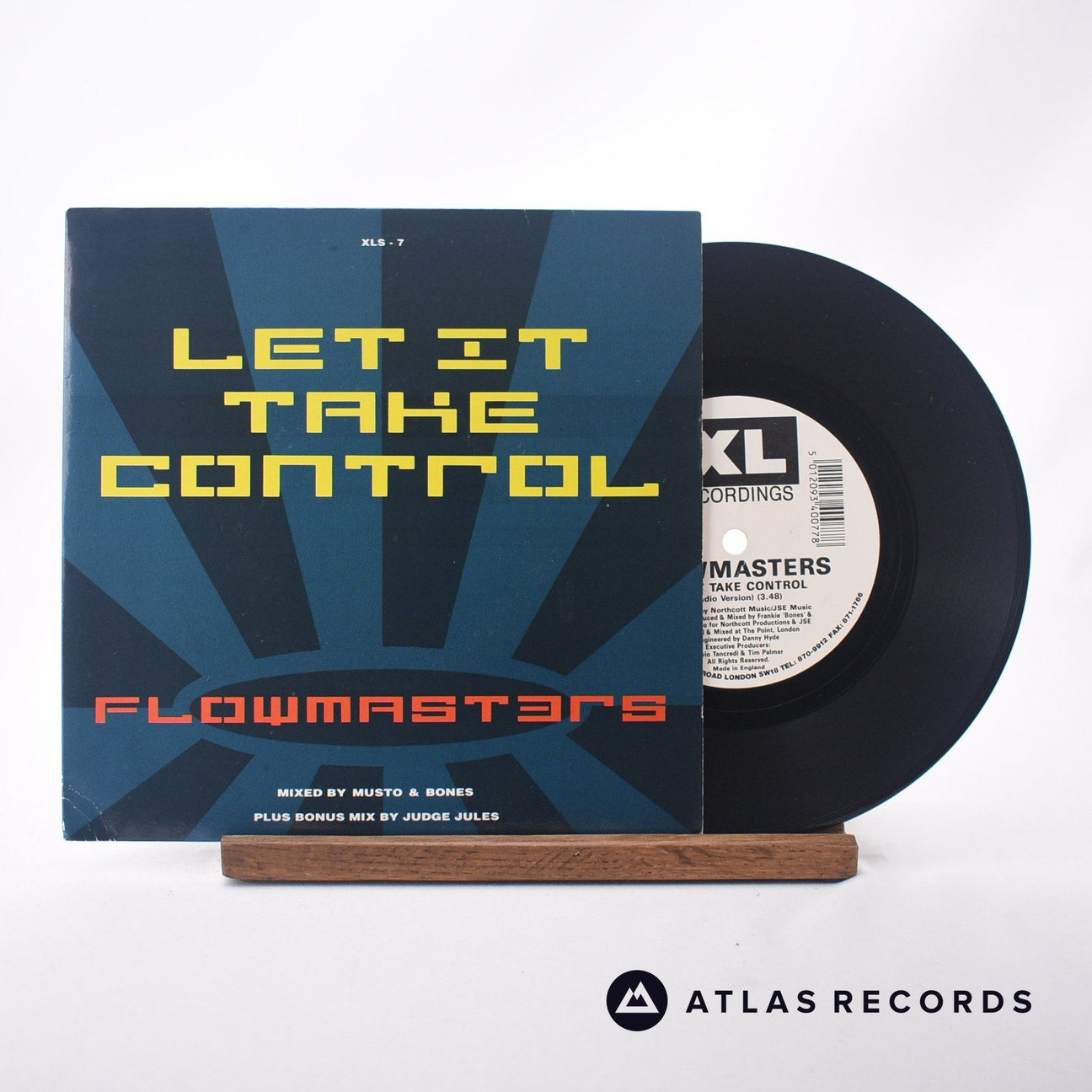 Flowmasters Let It Take Control 7" Vinyl Record - Front Cover & Record