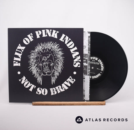 Flux Of Pink Indians Not So Brave LP Vinyl Record - Front Cover & Record