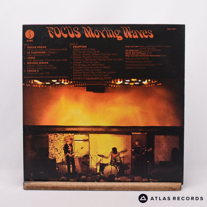 Focus - Moving Waves - LP Vinyl Record - VG+/VG+