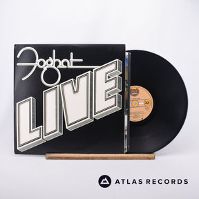 Foghat Live LP Vinyl Record - Front Cover & Record