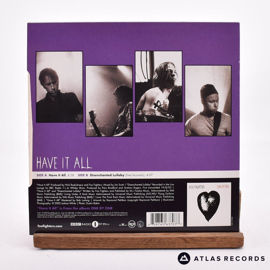 Foo Fighters - Have It All - 7" Vinyl Record - NM/NM