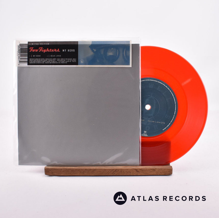 Foo Fighters My Hero 7" Vinyl Record - Front Cover & Record