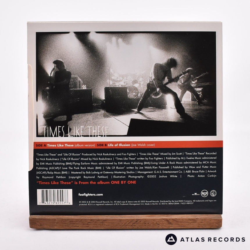 Foo Fighters - Times Like These - Numbered 7" Vinyl Record - NM/NM