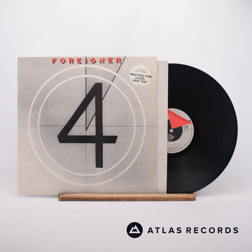 Foreigner 4 LP Vinyl Record - Front Cover & Record