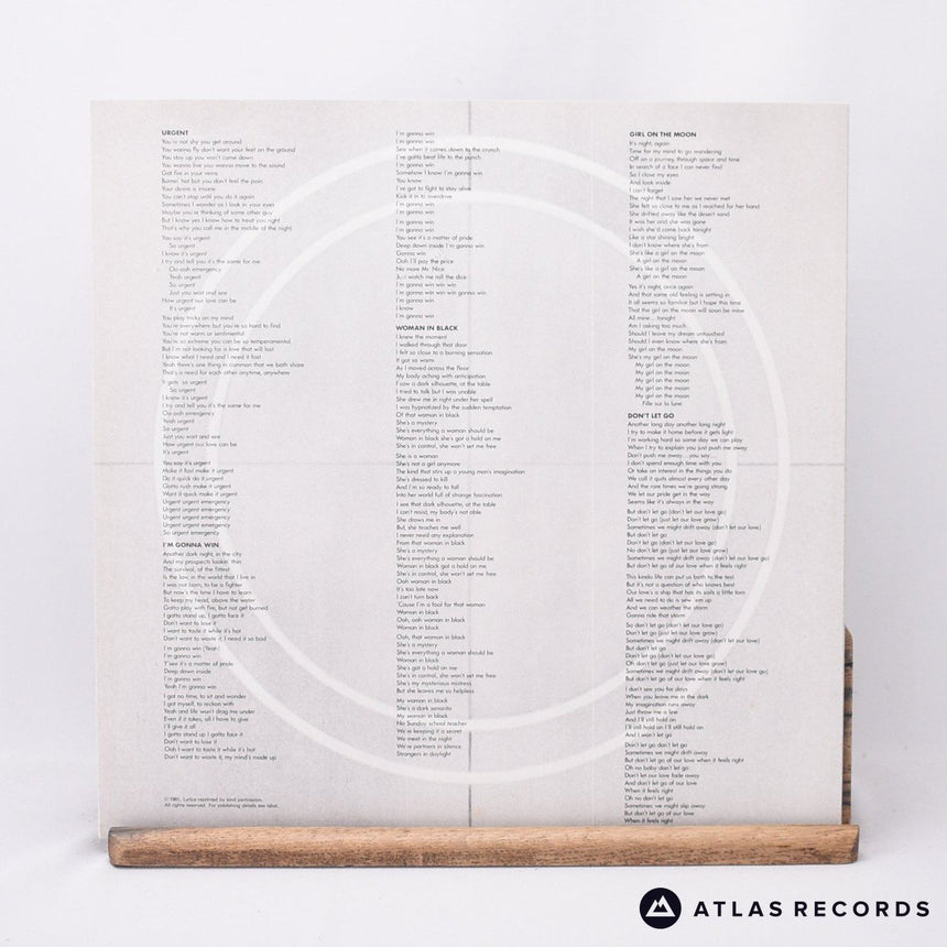 Foreigner - 4 - Strawberry LP Vinyl Record - EX/EX