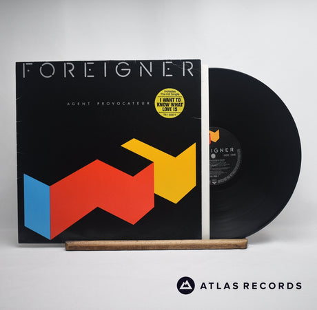 Foreigner Agent Provocateur LP Vinyl Record - Front Cover & Record