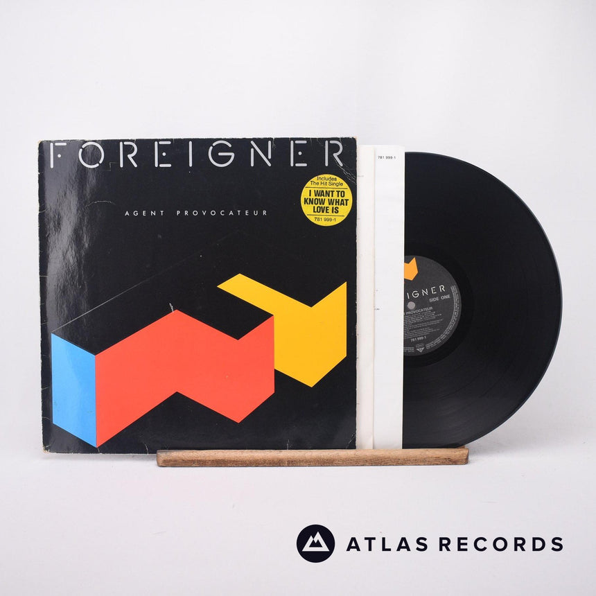 Foreigner Agent Provocateur LP Vinyl Record - Front Cover & Record