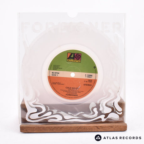 Foreigner Cold As Ice 7" Vinyl Record - Front Cover & Record