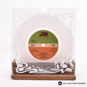 Foreigner Cold As Ice 7" Vinyl Record - Front Cover & Record